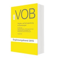 Publikace  VOB Vergabe- und Vertragsordnung für Bauleistungen; Ergänzungsband 2015 zur VOB Gesamtausgabe 2012 7.9.2015 náhled