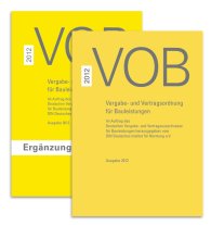 Publikace  Paket VOB Gesamtausgabe 2012 + VOB Ergänzungsband 2015; VOB Vergabe- und Vertragsordnung für Bauleistungen 7.9.2015 náhled