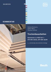 Publikace  Beuth Kommentar; Trockenbauarbeiten; Kommentar zur VOB Teil C ATV DIN 18340, ATV DIN 18299 Mit ATV-Kurzkommentar zu DIN 18340 4.3.2016 náhled