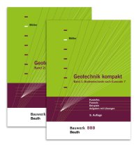 Publikace  Bauwerk; Geotechnik kompakt nach Eurocode 7; Paket: Band 1: Bodenmechanik + Band 2: Grundbau Bauwerk-Basis-Bibliothek 4.4.2017 náhled