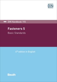 Publikace  DIN_Handbook 193; Fasteners 5; Basic standards 22.11.2018 náhled