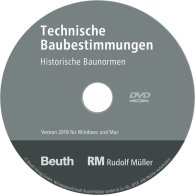 DVD Technische Baubestimmungen; Historische Baunormen Mehrplatzlizenz im Abo 27.10.2017