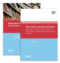 Publikace  Bestandserhaltung und Dokumentation in Archiven und Bibliotheken; Paket: Normen-Handbuch 