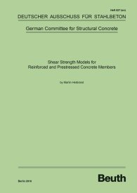 Publikace  DAfStb-Heft 627; Shear Strength Models for Reinforced and Prestressed Concrete Members 13.8.2018 náhled