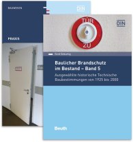 Náhled  DIN Media Praxis; Baulicher Brandschutz im Bestand: 4 und 5; Paket: Band 4 und Band 5 Ausgewählte historische Normen und TGL für Rauch- und Feuerschutzabschlüsse seit 1953//Ausgewählte historische Technische Baubestimmun 24.8.2018