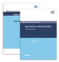 Publikace  DIN-Taschenbuch 134/1 und 134/2; Sporthallen und Sportplätze; Paket DIN-Taschenbuch 134/1 und 134/2 Anforderungen und Prüfverfahren 13.3.2019 náhled