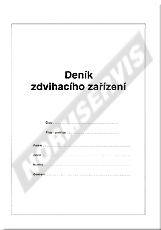 Publikace  Deník zdvihacího zařízení 1.1.2000 náhled