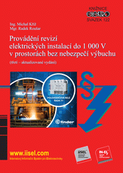 Náhled  Provádění revizí elektrických instalací do 1000 V v prostorách bez nebezpečí výbuchu (třetí – aktualizované vydání) (vydáno 11/2024) - svazek 122 1.11.2024