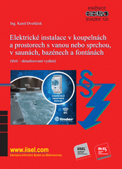 Publikace  Elektrické instalace v koupelnách a prostorech s vanou nebo sprchou, v saunách, bazénech a fontánách (třetí - aktualizované vydání) (rok vydání 2026) - svazek 125 1.3.2026 náhled