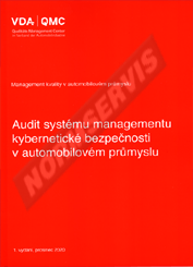 Publikace  Audit systému managementu kybernetické bezpečnosti v automobilovém průmyslu - 1. vydání 1.12.2021 náhled