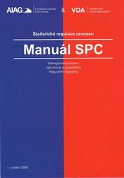 Publikace  Statistická regulace procesu. Manuál SPC. Management procesu. Výkonnost a způsobilost. Regulační diagramy. 1. vydání 2026 1.10.2026 náhled