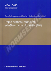 Publikace  Společný management kvality v dodavatelském řetězci. Popis procesu stanovení zvláštních charakteristik (BM) - 2. vydání 1.1.2022 náhled