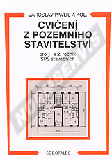 Publikace  Cvičení z pozemního stavitelství pro 1. a 2. ročník SPŠ stavebních. Autor: Pavlis a kol 1.1.1999 náhled