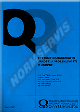Publikace  Systémy managementu jakosti a spolehlivosti v údržbě - 1. vydání. 1.1.2007 náhled