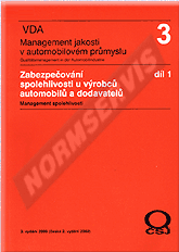 Publikace  VDA 3.1 - Zabezpečení spolehlivosti u výrobců automobilů a dodavatelů - 3. vydání. 1.1.2002 náhled